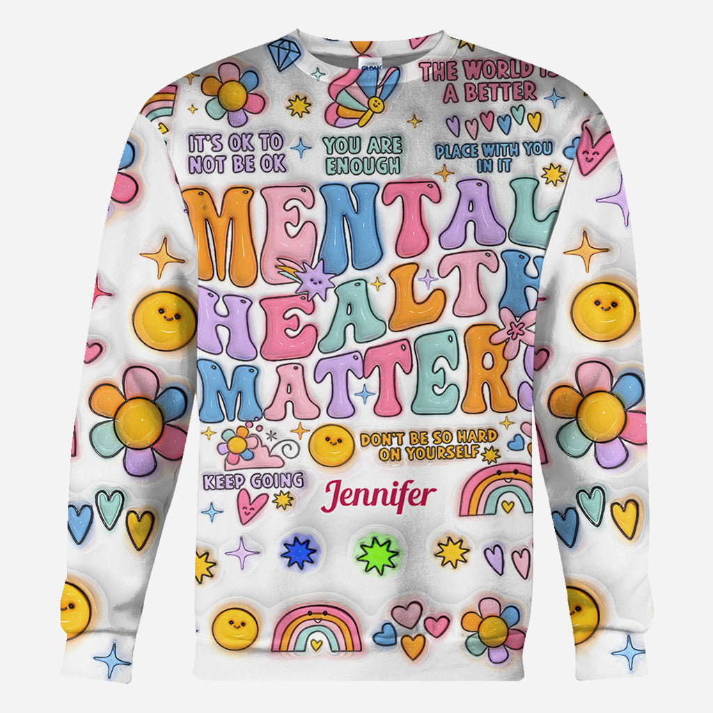 Mentale Gesundheit ist wichtig – Personalisiertes T-Shirt zur Sensibilisierung für psychische Gesundheit