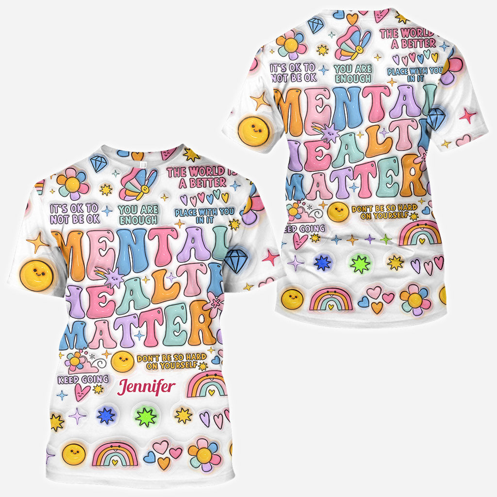 Mentale Gesundheit ist wichtig – Personalisiertes T-Shirt zur Sensibilisierung für psychische Gesundheit