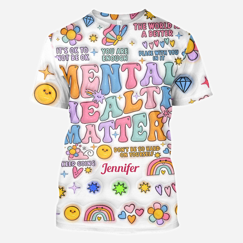 Mentale Gesundheit ist wichtig – Personalisiertes T-Shirt zur Sensibilisierung für psychische Gesundheit