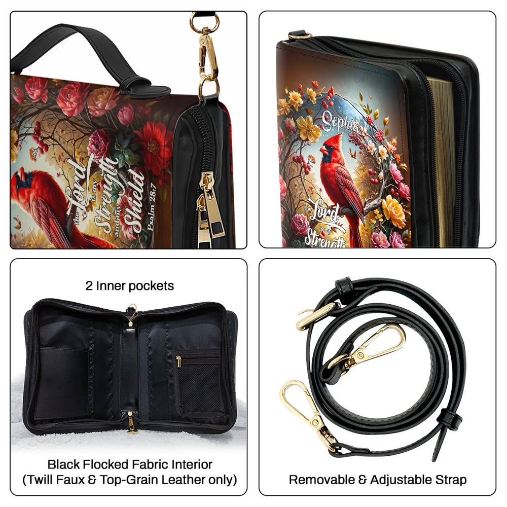 Angel's Whisper - Personalized Christian Leather Bible Cover Bag