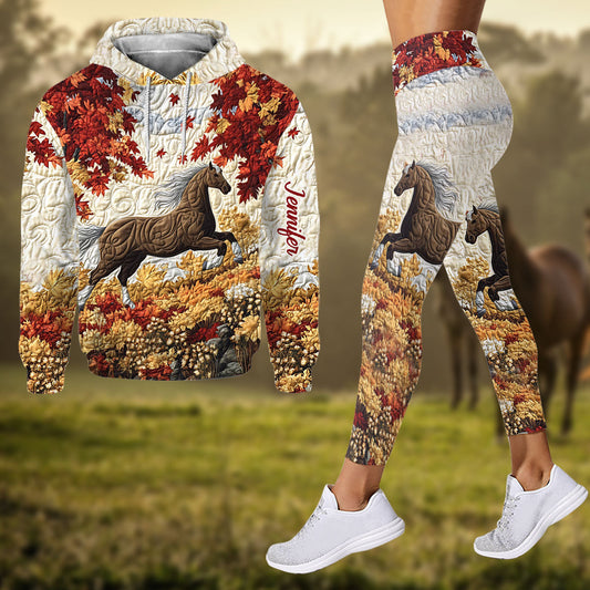 Pferdeliebe – Personalisierter Pferde-Hoodie und Leggings