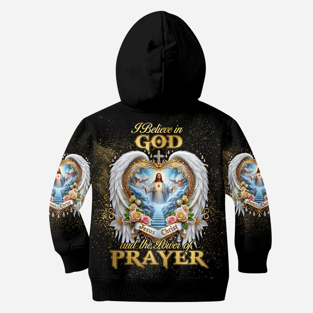 I Believe in God and the Power of Prayer - Personalized Christian All Over Shirt