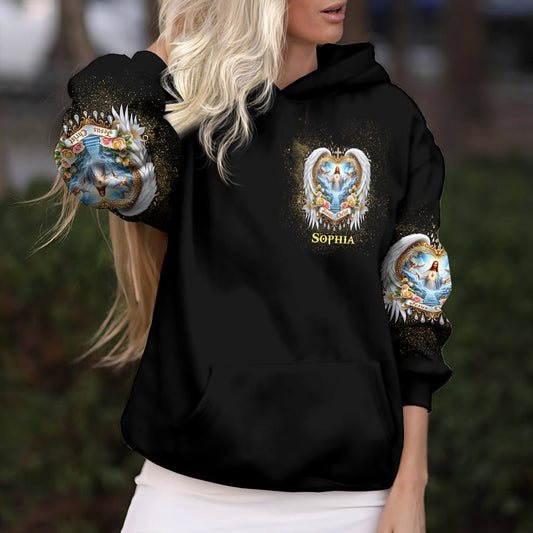 I Believe in God and the Power of Prayer - Personalized Christian All Over Shirt