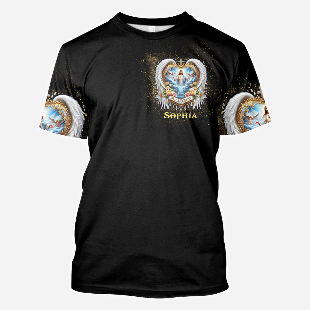 I Believe in God and the Power of Prayer - Personalized Christian All Over Shirt