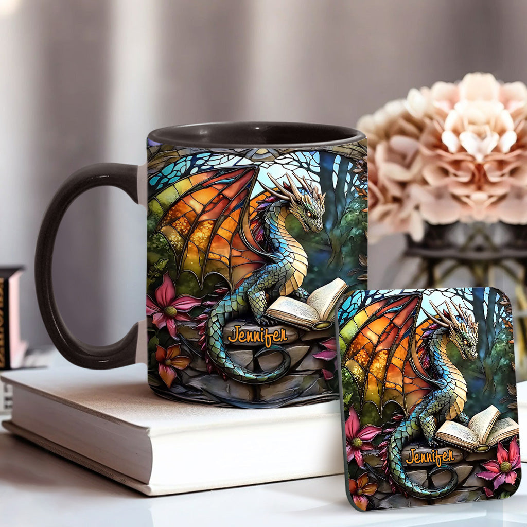 Personalisierte Tasse mit Drachenmotiv