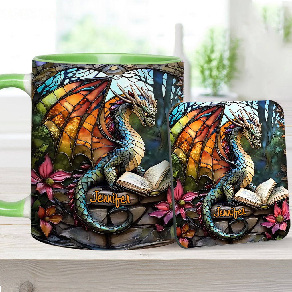 Personalisierte Tasse mit Drachenmotiv