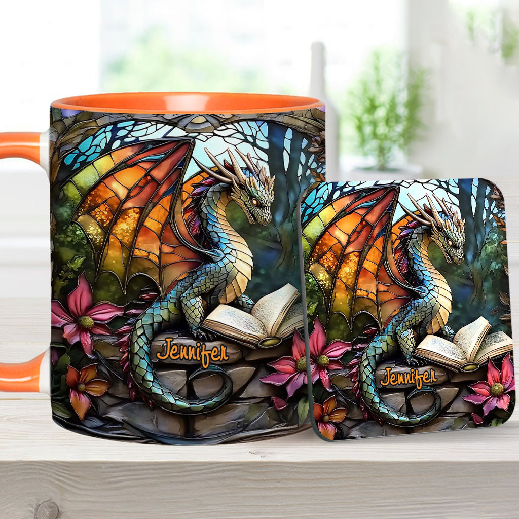 Personalisierte Tasse mit Drachenmotiv
