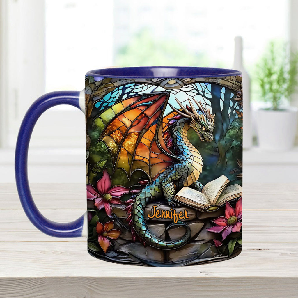 Personalisierte Tasse mit Drachenmotiv