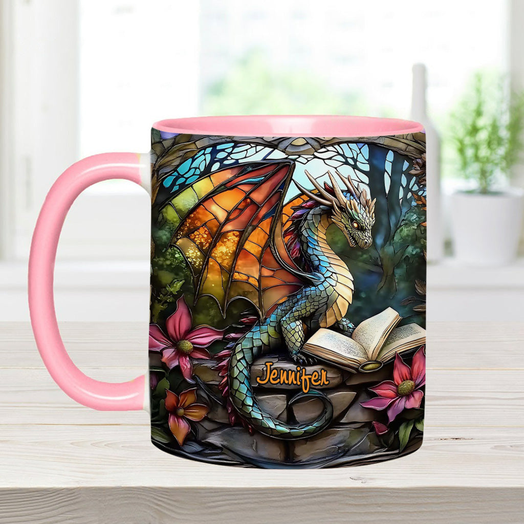 Personalisierte Tasse mit Drachenmotiv