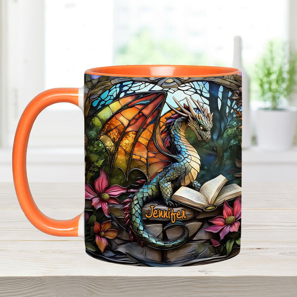 Personalisierte Tasse mit Drachenmotiv