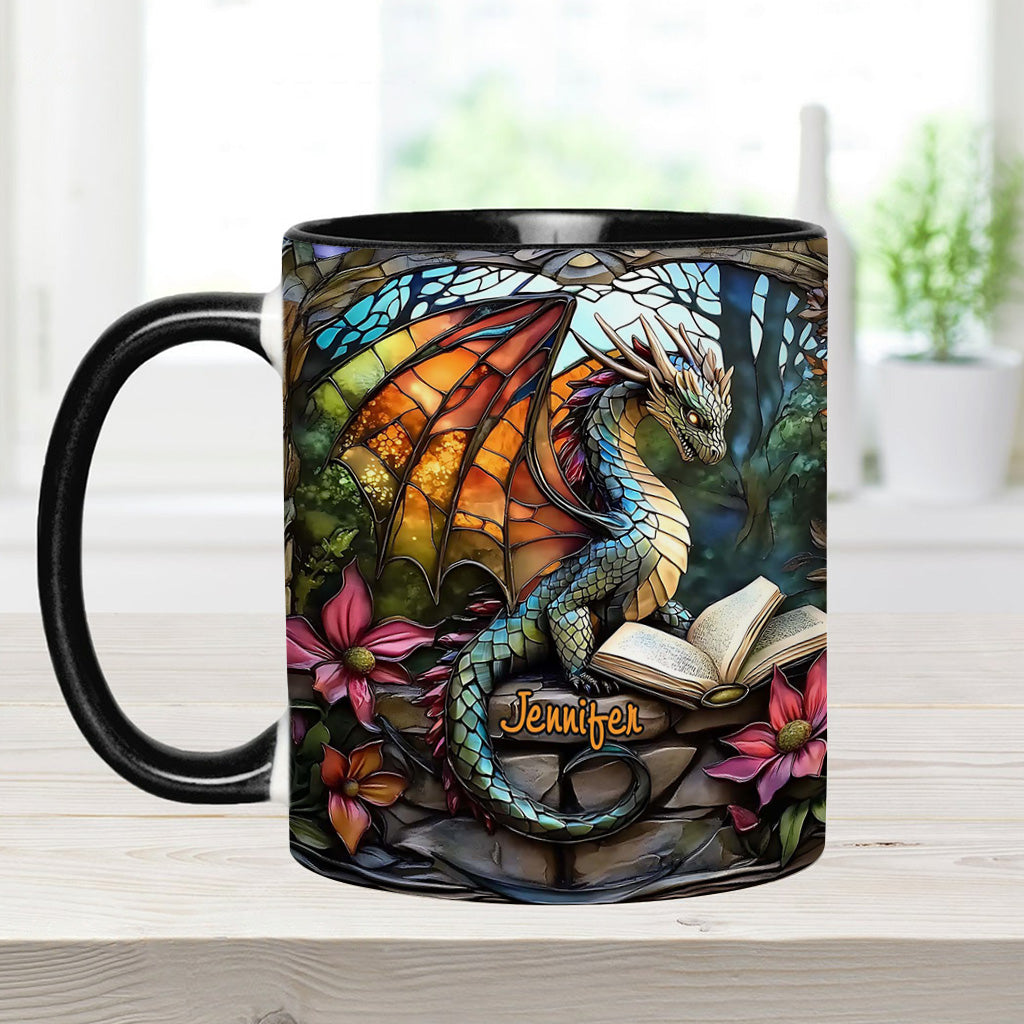 Personalisierte Tasse mit Drachenmotiv