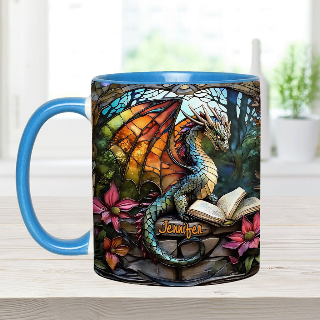 Personalisierte Tasse mit Drachenmotiv