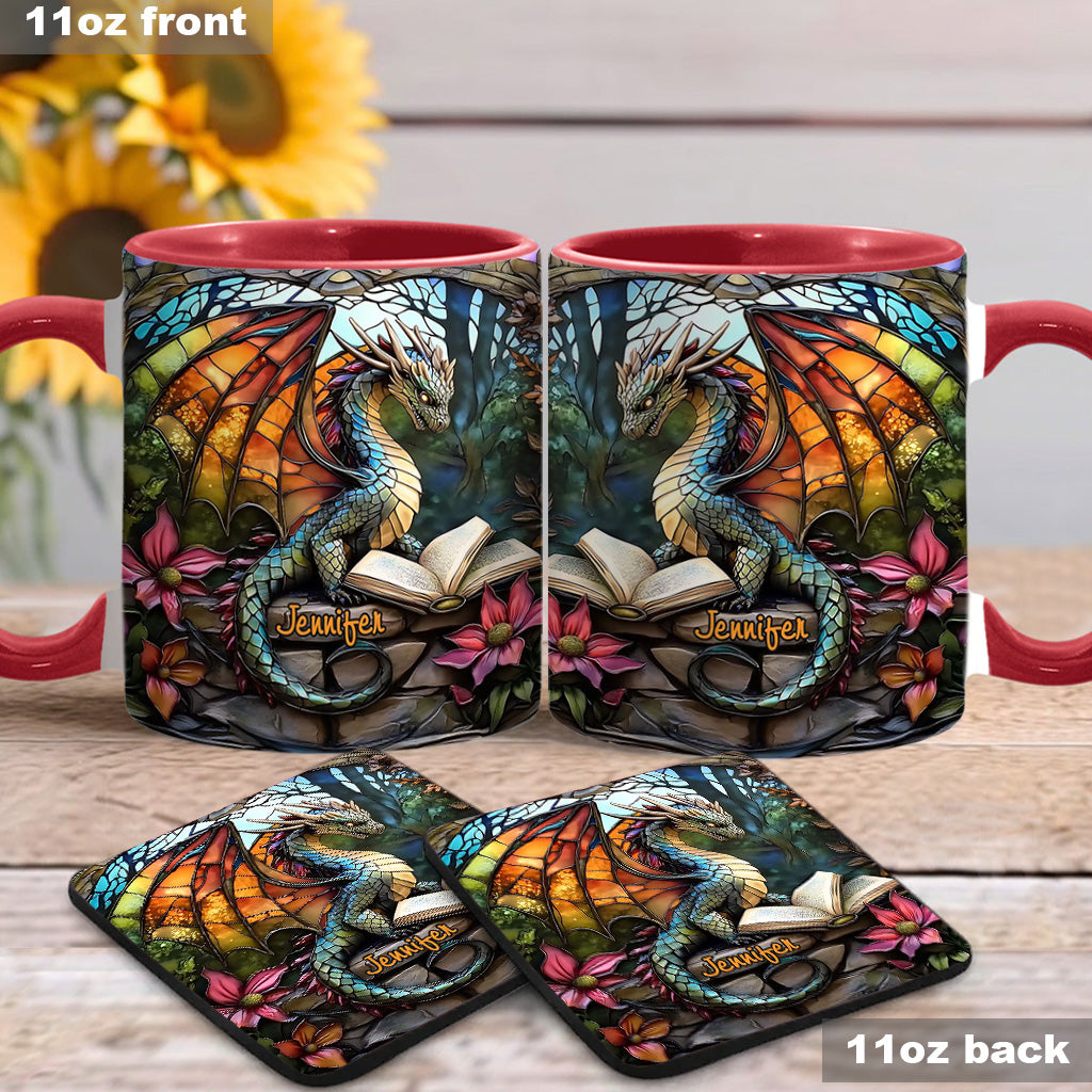 Personalisierte Tasse mit Drachenmotiv