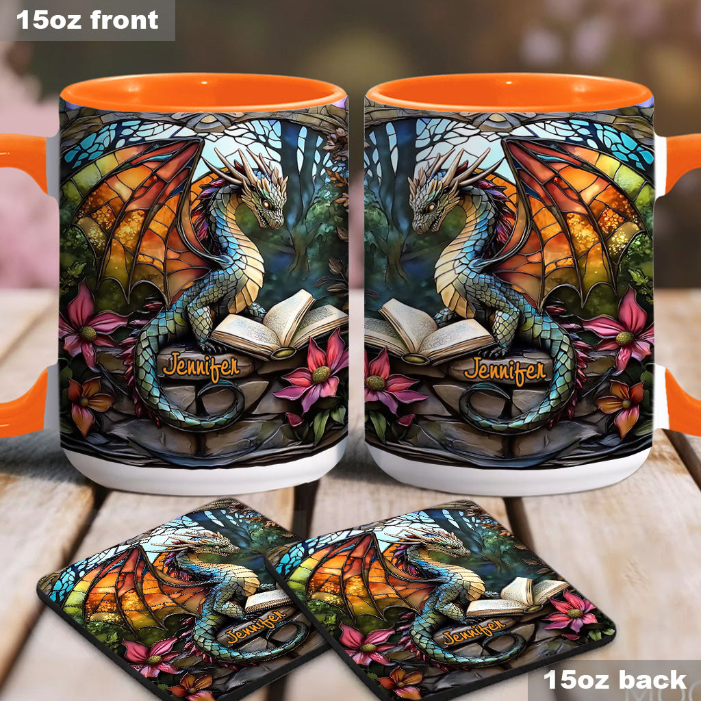 Personalisierte Tasse mit Drachenmotiv