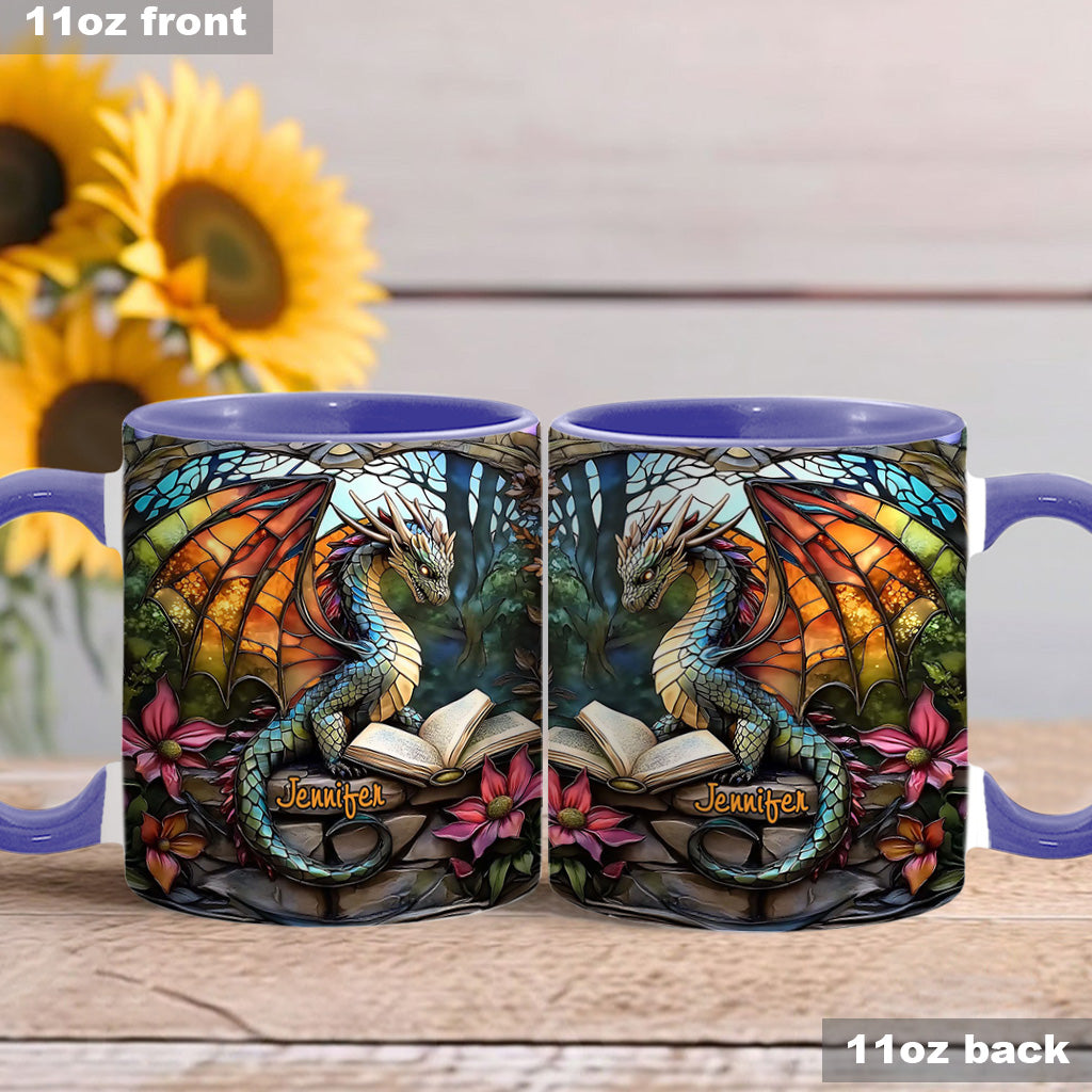 Personalisierte Tasse mit Drachenmotiv