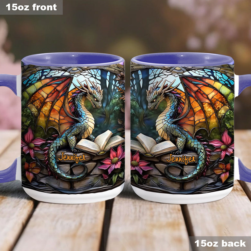 Personalisierte Tasse mit Drachenmotiv