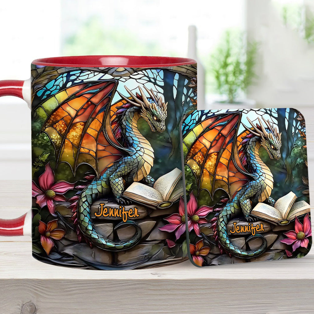 Personalisierte Tasse mit Drachenmotiv