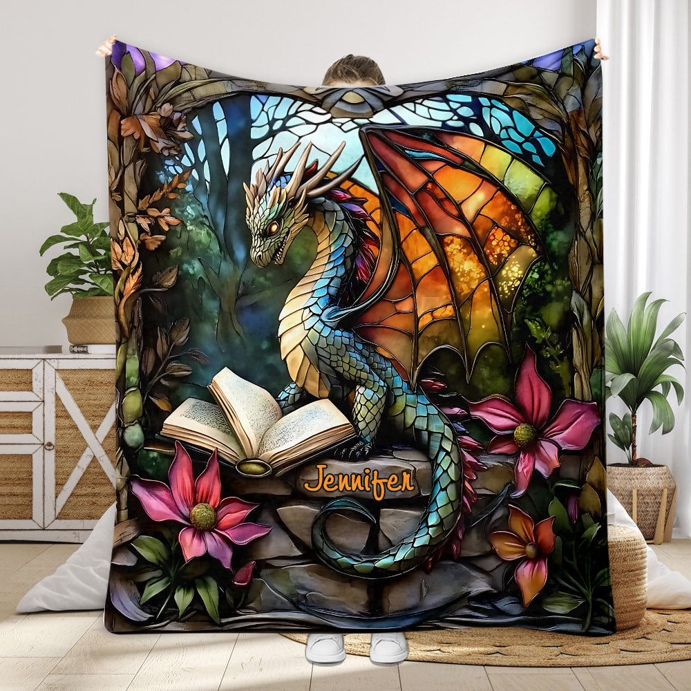 Love Dragons - Personalized Dragon Blanket