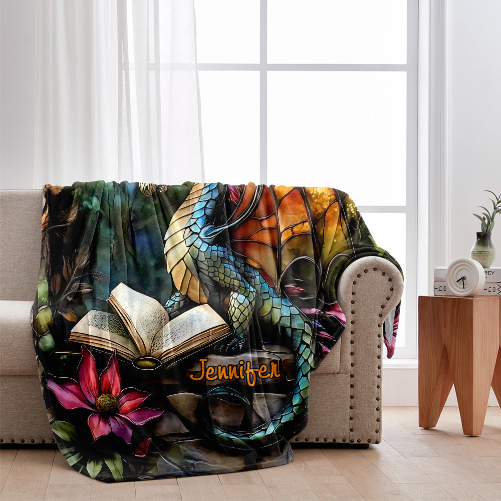 Love Dragons - Personalized Dragon Blanket