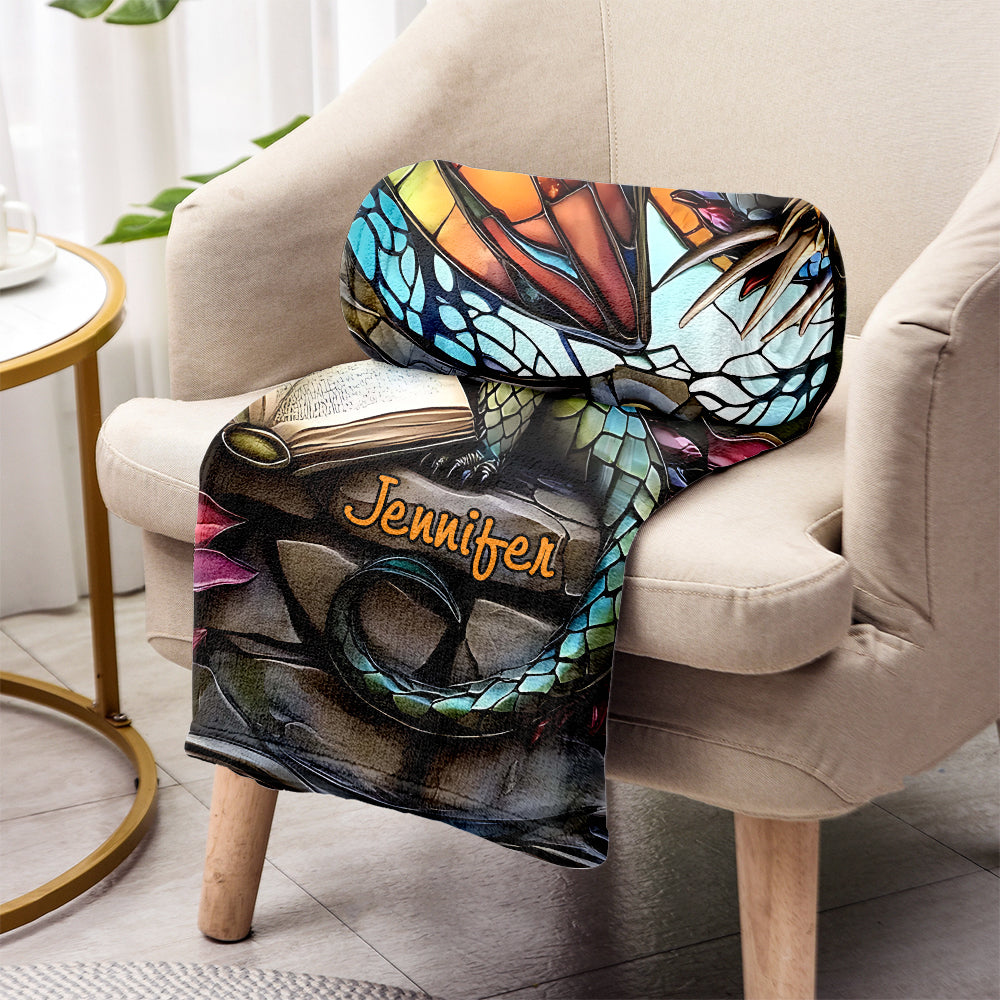 Love Dragons - Personalized Dragon Blanket