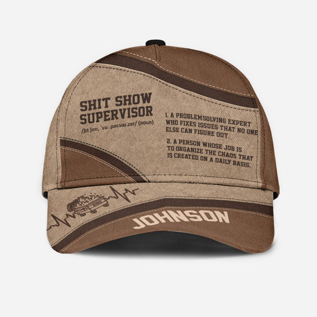 Shit Show Supervisor - Personalisierte Kollegen-Klassikerkappe