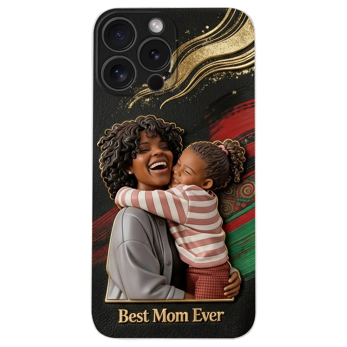 Black Pride, Black History Month - Personalized African American Leather Phone Case