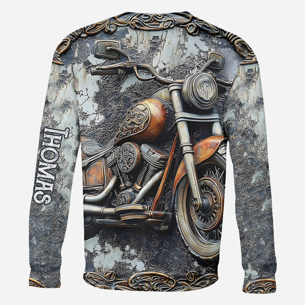 Time To Ride - Personalized Biker All Over Shirt