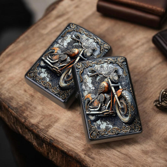 Time To Ride - Personalized Biker Lighter