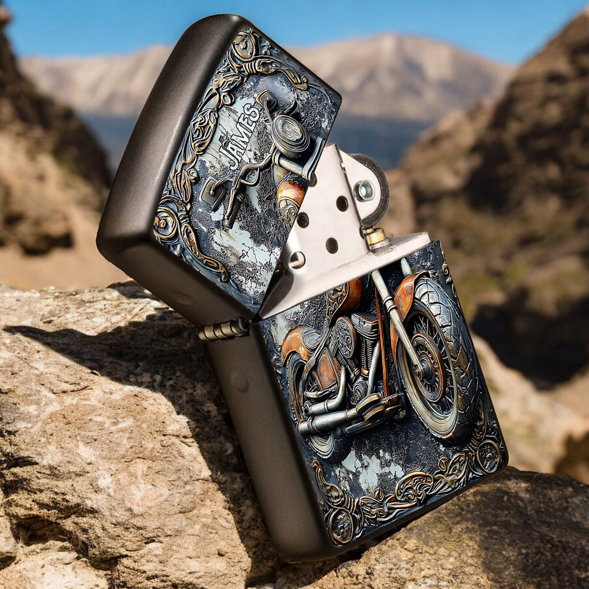Time To Ride - Personalized Biker Lighter
