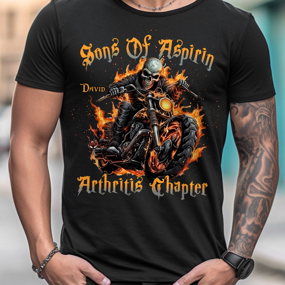 Sons Of Aspirin – Personalisiertes Biker-T-Shirt und Hoodie