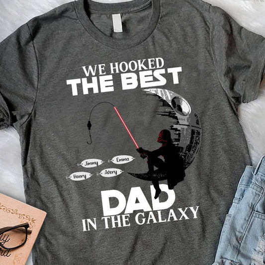 Papa-Fan – Personalisiertes Vatertags-Angel-T-Shirt und Hoodie
