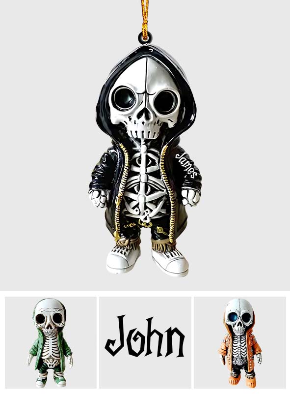 Gothic-Totenkopf – Personalisierter Totenkopf-Anhänger