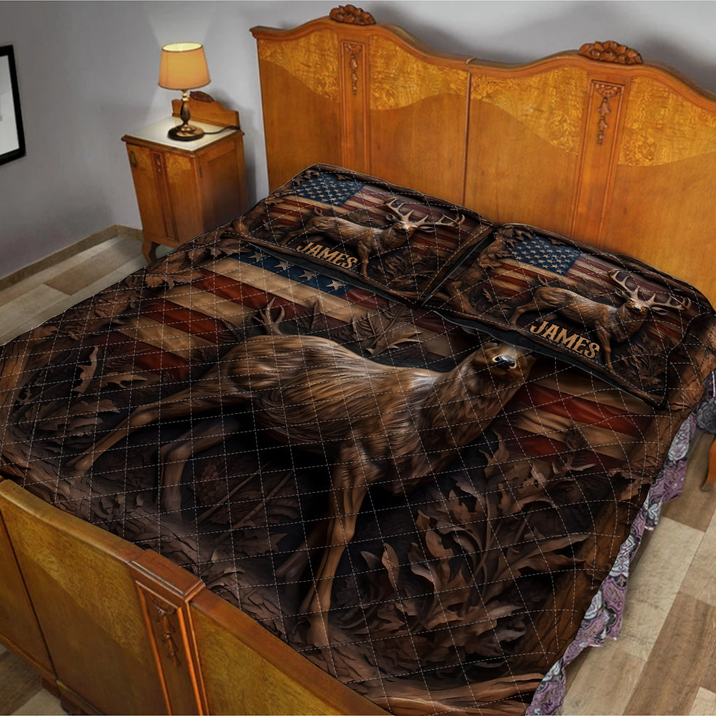 Liebe zur Jagd – Personalisiertes Jagd-Quilt-Set