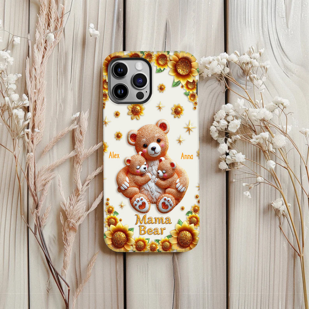 Mama Bear - Personalized Mother Full Print Phone Case