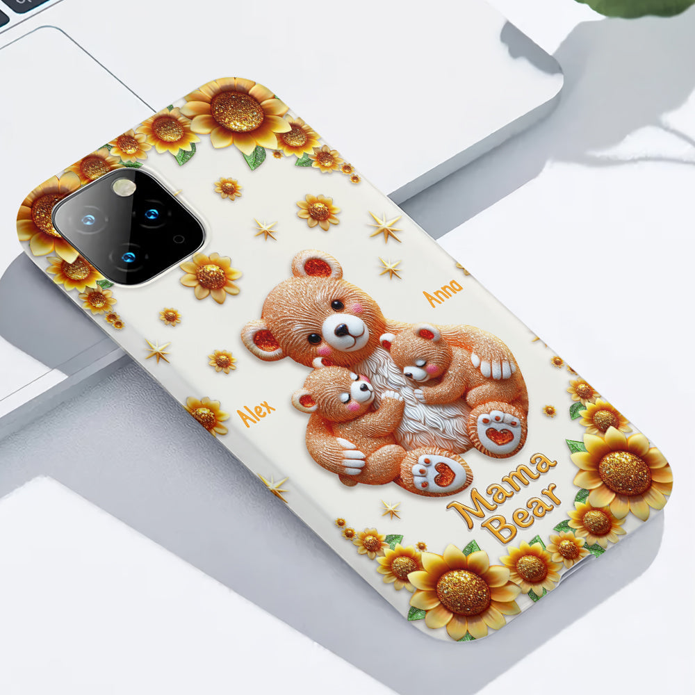 Mama Bear - Personalized Mother Full Print Phone Case