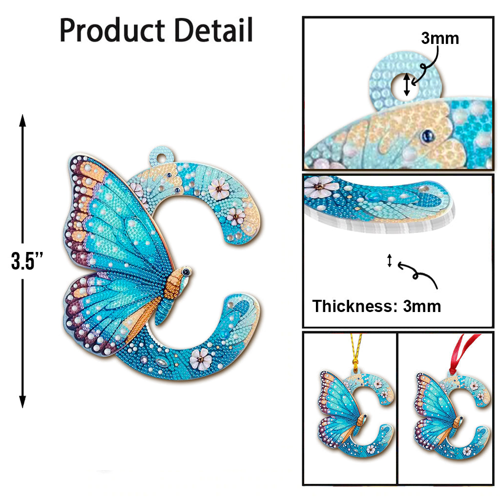 Beautiful Butterfly - Personalized Butterfly Ornament
