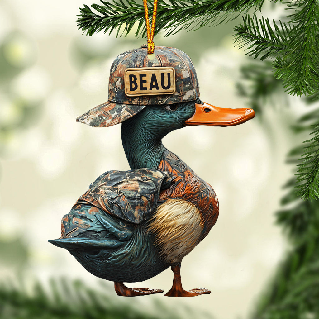 Duck Hunting - Personalized Hunting Ornament