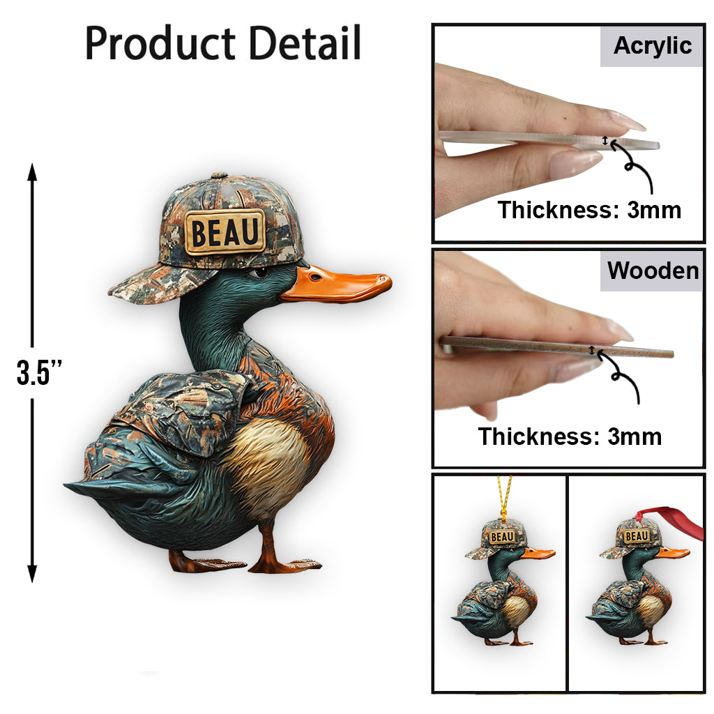 Duck Hunting - Personalized Hunting Ornament