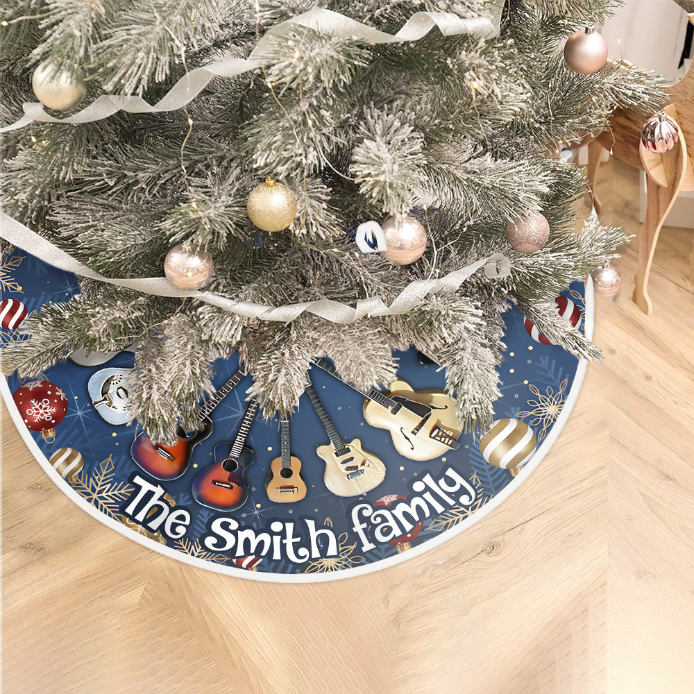 Frohe Weihnachten – Personalisierte Gitarren-Baumdecke