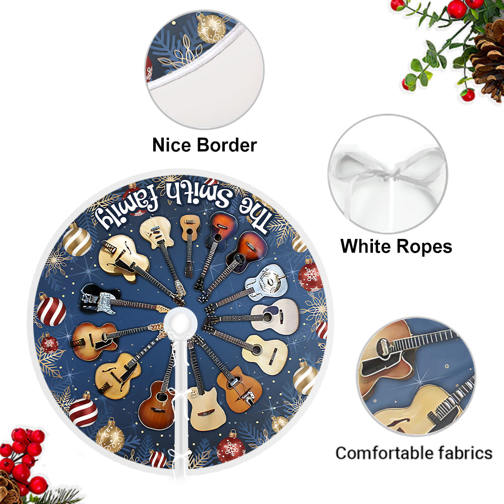 Frohe Weihnachten – Personalisierte Gitarren-Baumdecke