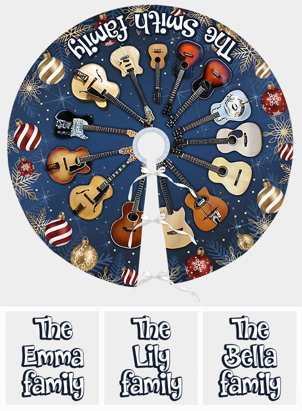 Frohe Weihnachten – Personalisierte Gitarren-Baumdecke