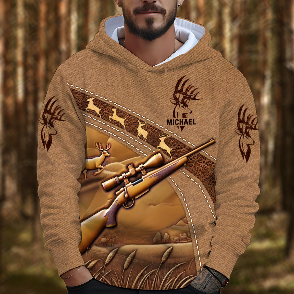 Liebe zur Jagd – Personalisiertes Jagd-T-Shirt