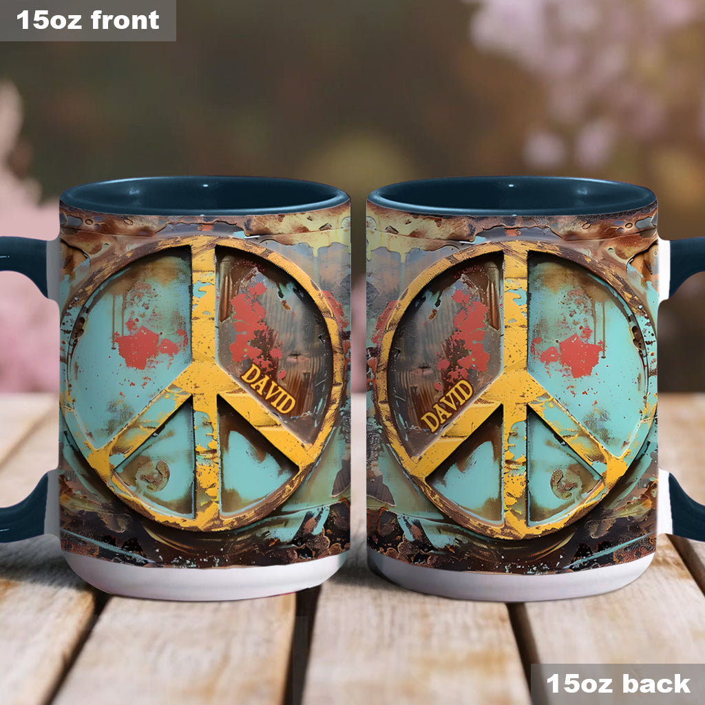 Hippie Soul – Personalisierte Tasse mit Hippie-Akzent