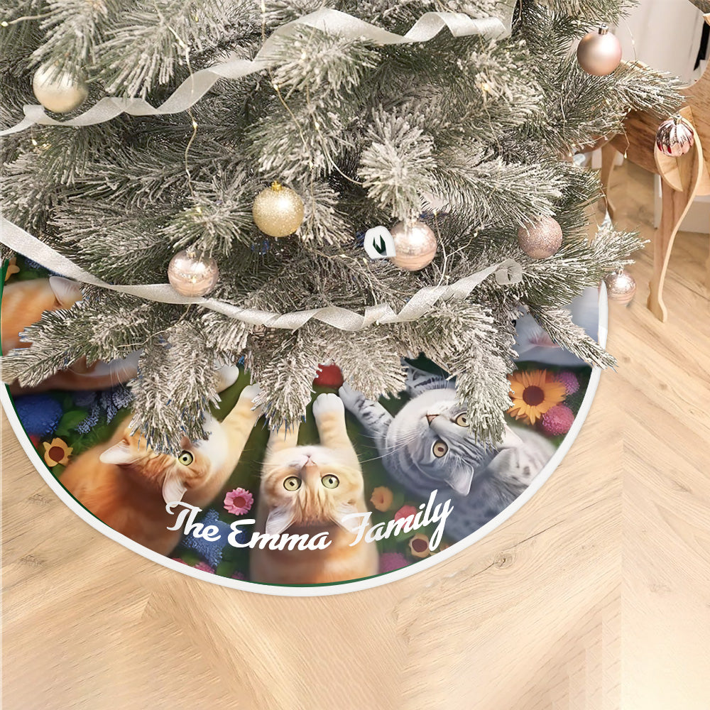 Frohe Weihnachten – Personalisierte Katzenbaumdecke