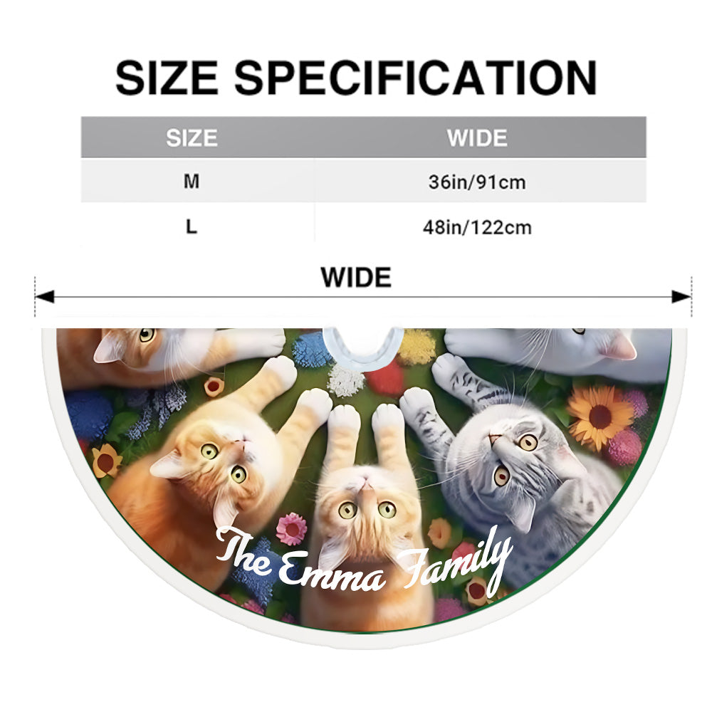 Frohe Weihnachten – Personalisierte Katzenbaumdecke