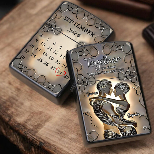 It's You & Me - Personalized African American Lighter
