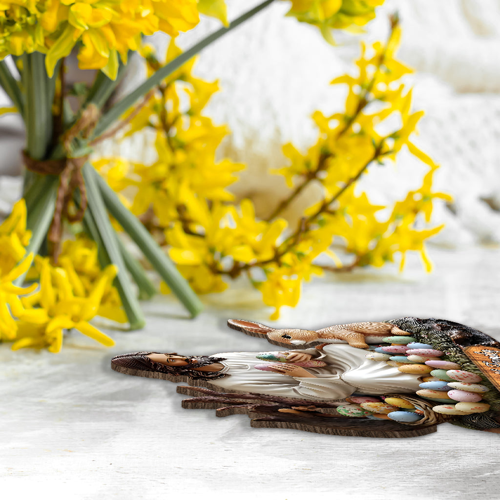 He Is Risen - Personalized Christian 1 Layered Big Freestanding