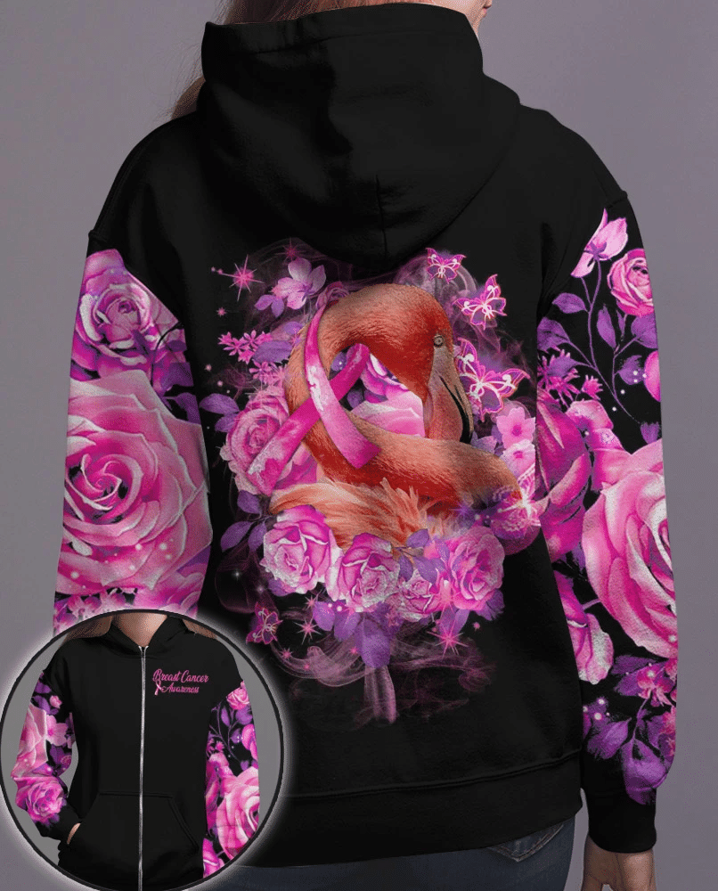 Flamingo Breast Cancer Awareness - Breast Cancer Awareness All Over T-shirt and Hoodie 0822