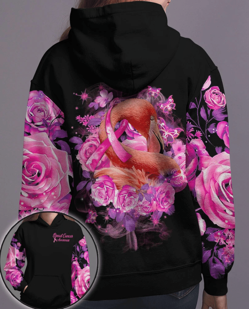 Flamingo Breast Cancer Awareness - Breast Cancer Awareness All Over T-shirt and Hoodie 0822