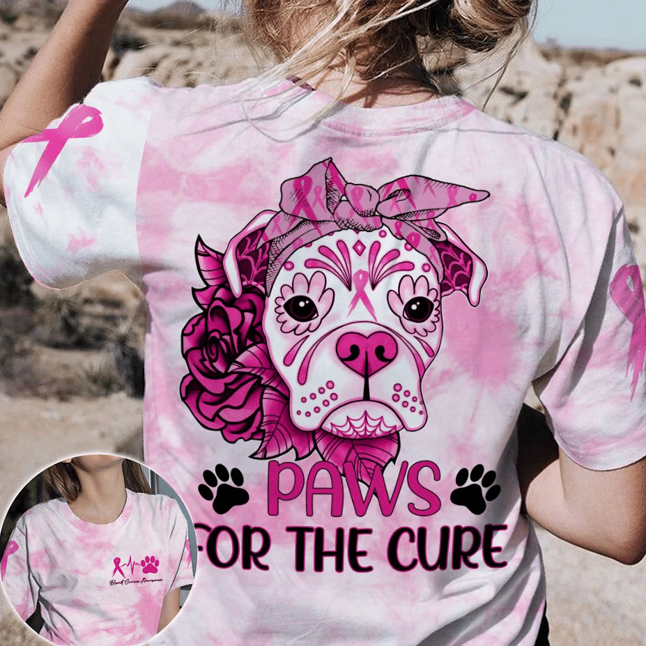 Paws For The Cure – T-Shirt und Hoodie zur Sensibilisierung für Brustkrebs 0822